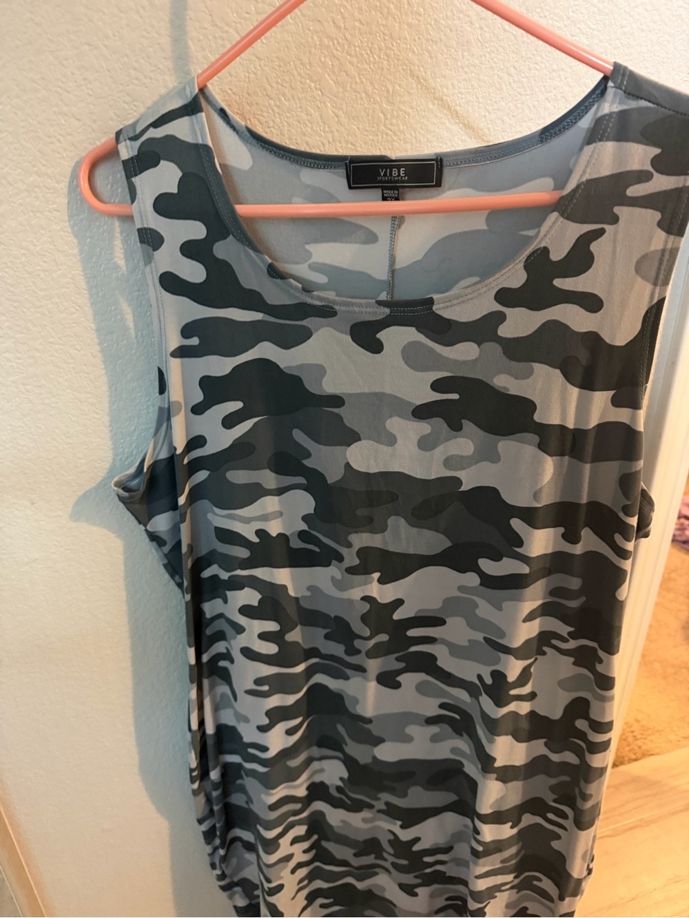Gray Camouflage PJs/housedress - Women’s 2X